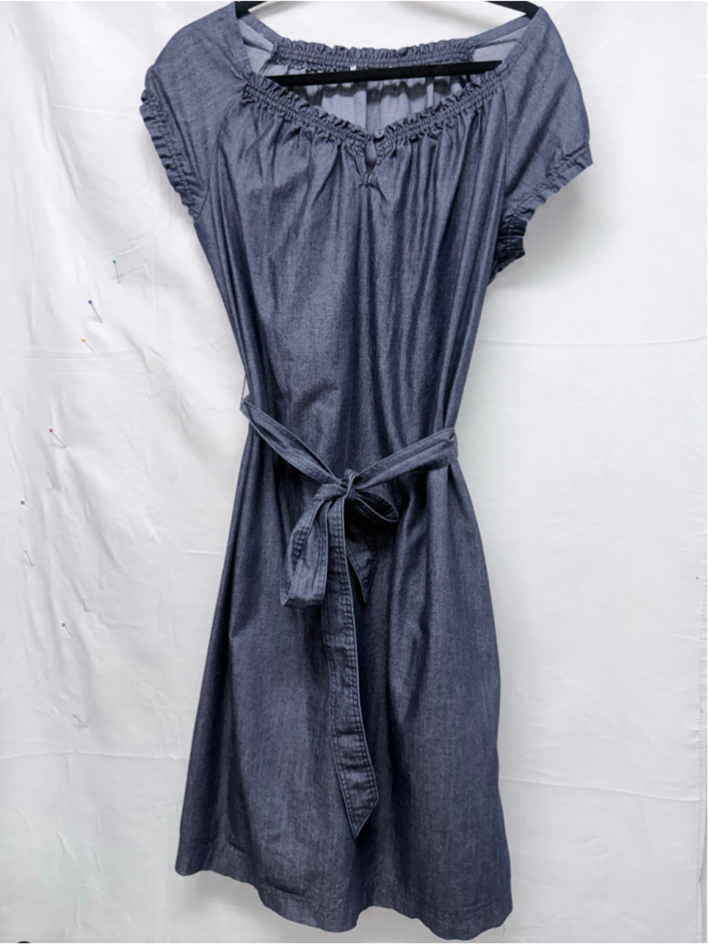 Women's Unknown Denim Midi Dress Size M Blue